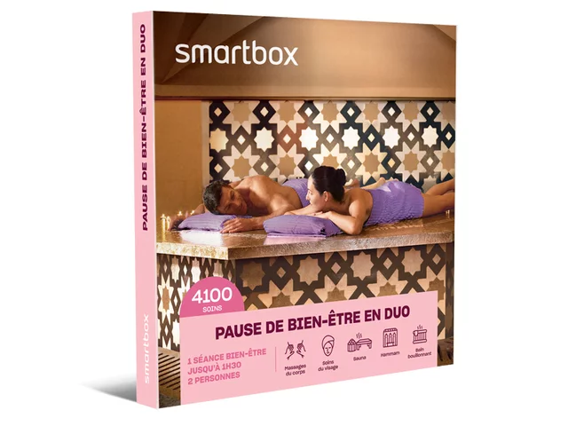 Coffret cadeau Pause de bien-être en duo - Smartbox