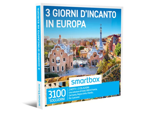 Cofanetto regalo 3 giorni d'incanto in Europa - Smartbox