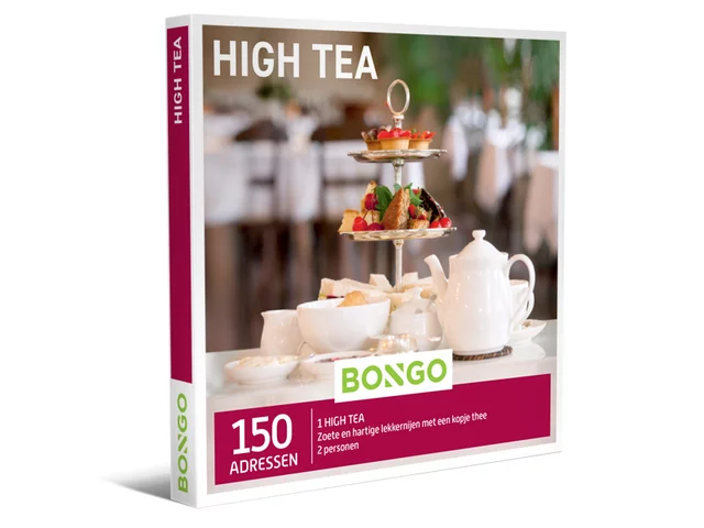 Mening variabel marmeren Cadeaubon High Tea - Bongo