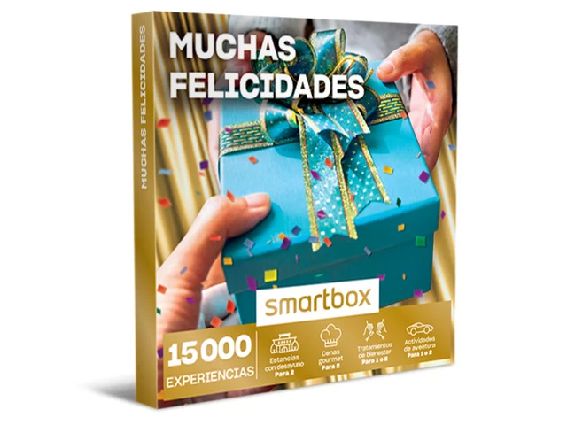 Smartbox - Caja Regalo para Hombre o Mujer - ¡Felices Fiestas! - Ideas  Regalos Originales - 1 Experiencia de Estancia, gastronomía, Bienestar o  Aventura para 1 …