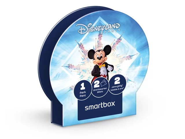 Geschenkbox für 1 Tag im Disneyland - 2 Eintrittskarten - Smartbox