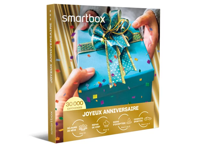 Coffret cadeau Joyeux anniversaire ! 25 ans - Smartbox