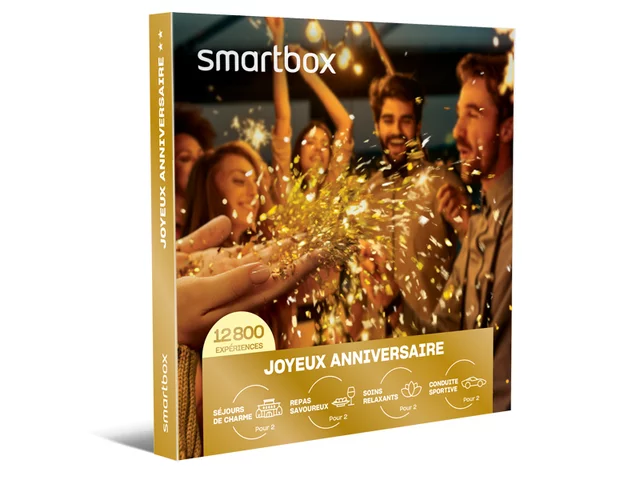 Coffret cadeau Joyeux anniversaire - Smartbox
